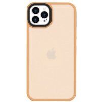 Ochranný matný kryt pro iPhone 13 Pro - oranžový