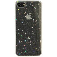 Ochranný měkký kryt s hvězdičkami pro iPhone 6 / 6S - čirý