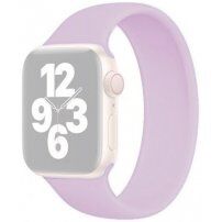 Navlékací silikonový řemínek pro Apple Watch 42mm / 41mm / 40mm / 38mm - M - levandulový
