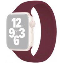 Navlékací silikonový řemínek pro Apple Watch Ultra 49mm / 46mm / 45mm / 44mm / 42mm - S - vínový