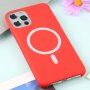 Silikonový kryt s MagSafe pro iPhone 11 Pro - červený