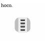 HOCO nabíječka do zásuvky se čtyřmi USB porty pro iPhone / iPod - bílá