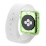 Haweel transparentní pouzdro z měkkého plastu pro Apple Watch 42mm - zelený