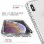 Nárazuvzdorné dvoubarevné transparentní pouzdro pro iPhone XS Max - černé