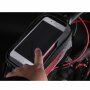 Wheel up voděodolná brašna na kolo s prostorem pro iPhone - červenošedá