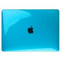 Lesklý transparentní kryt pro MacBook Air 13" (A1932 / A2179 / A2337) - modrý