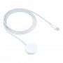 Magnetický nabíjecí kabel - USB-C na magnetický puk pro Apple Watch - 1 m - bílý