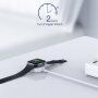 Magnetický nabíjecí kabel - USB-C na magnetický puk pro Apple Watch - 1 m - bílý