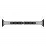 Kovový řemínek s kamínky pro Apple Watch 42mm / 41mm / 40mm / 38mm - černý