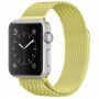 Kovový řemínek milánský tah pro Apple Watch Ultra 49mm / 46mm / 45mm / 44mm / 42mm - žlutý