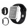 Silikonový řemínek s kratší a delší přezkou pro Apple Watch 42mm / 41mm / 40mm / 38mm - modrošedý