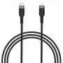 Wiwu opletený datový a nabíjecí kabel USB-C / Lightning pro iPhone / iPad / iPod / AirPods - 3 m - černý