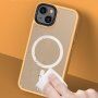 Ochranný kryt s MagSafe pro iPhone 12 / 12 Pro - oranžová