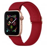 Nylonový řemínek s posuvnou přezkou pro Apple Watch 42mm / 41mm / 40mm / 38mm - karmínový