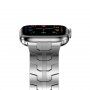 Elegantní řemínek z nerezové oceli pro Apple Watch 42mm / 41mm / 40mm / 38mm - stříbrný