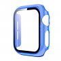 Transparentní pouzdro s tvrzeným sklem pro Apple Watch 44mm - modré