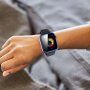 Transparentní pouzdro s tvrzeným sklem pro Apple Watch 44mm - modré