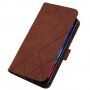 Flipové pouzdro s popruhem ve stylu crossbody pro iPhone 7 / 8 / SE (2020/2022) - hnědé