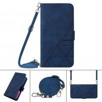Flipové pouzdro s popruhem ve stylu crossbody pro iPhone 11 Pro - modré