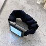 Elastický řemínek ve stylu gumičky pro Apple Watch 42mm / 41mm / 40mm / 38mm - černý
