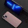 R-Just hliníkový ochranný kryt s ochranou čoček fotoaparátu pro iPhone 13 - růžovozlatý