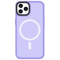 Ochranný kryt s MagSafe pro iPhone 12 Pro Max - fialový