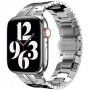Elegantní řemínek z nerezové oceli pro Apple Watch 42mm / 41mm / 40mm / 38mm - stříbrný