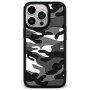 Ochranný kryt se vzorem maskování pro iPhone 13 Pro - šedý