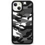 Ochranný kryt se vzorem maskování pro iPhone 13 - šedý