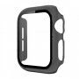 Transparentní pouzdro s tvrzeným sklem pro Apple Watch 40mm - šedé