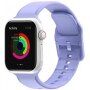Jednobarevný silikonový řemínek pro Apple Watch Ultra 49mm / 46mm / 45mm / 44mm / 42mm - fialový