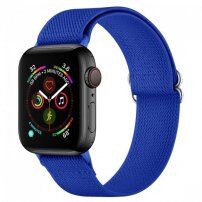 Nylonový řemínek s posuvnou přezkou pro Apple Watch 42mm / 41mm / 40mm / 38mm - královsky modrý