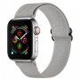 Nylonový řemínek s posuvnou přezkou pro Apple Watch Ultra 49mm / 46mm / 45mm / 44mm / 42mm - šedý