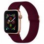 Nylonový řemínek s posuvnou přezkou pro Apple Watch Ultra 49mm / 46mm / 45mm / 44mm / 42mm - vínový