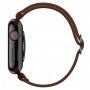 Nylonový řemínek s posuvnou přezkou pro Apple Watch Ultra 49mm / 46mm / 45mm / 44mm / 42mm - hnědý