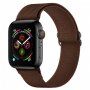 Nylonový řemínek s posuvnou přezkou pro Apple Watch Ultra 49mm / 46mm / 45mm / 44mm / 42mm - hnědý
