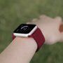 Kovový řemínek milánský tah pro Apple Watch Ultra 49mm / 46mm / 45mm / 44mm / 42mm - vínový