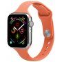 Tenký silikonový řemínek pro Apple Watch Ultra 49mm / 46mm / 45mm / 44mm / 42mm - oranžový