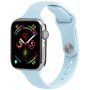 Tenký silikonový řemínek pro Apple Watch Ultra 49mm / 46mm / 45mm / 44mm / 42mm - světle modrý