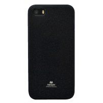 MERCURY GOOSPERY ochranný třpytivý kryt pro iPhone 5 / 5S / SE (2016) - černý