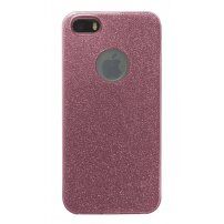 Třpytivý kryt pro iPhone 5 / 5S / SE (2016) - růžový