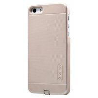 NILLKIN 2v1 magický kryt / obal pro Qi bezdrátové nabíjení iPhone 5 / 5S / SE (2016) - zlatý