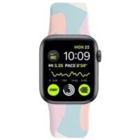 Silikonový řemínek se vzorem pro Apple Watch Ultra 49mm / 46mm / 45mm / 44mm / 42mm - barevný