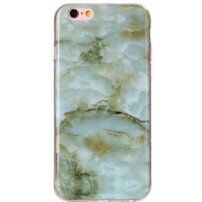 Ochranný plastový kryt pro Apple iPhone 6 / 6S - zelený mramor