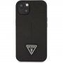 Guess Saffiano Triangle kryt pro iPhone 13 - černý