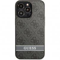 Guess 4G Stripe kryt pro iPhone 13 Pro Max - šedý