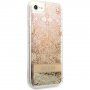 Guess Liquid Glitter Paisley kryt pro iPhone 7 / 8 / SE (2020/2022) - zlatý