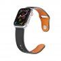 Kožený řemínek s kolíčkovým zapínáním pro Apple Watch 42mm / 41mm / 40mm / 38mm - černý