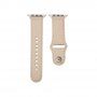 Kožený řemínek s kolíčkovým zapínáním pro Apple Watch 42mm / 41mm / 40mm / 38mm - béžový
