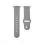 Kožený řemínek s kolíčkovým zapínáním pro Apple Watch 42mm / 41mm / 40mm / 38mm - šedý